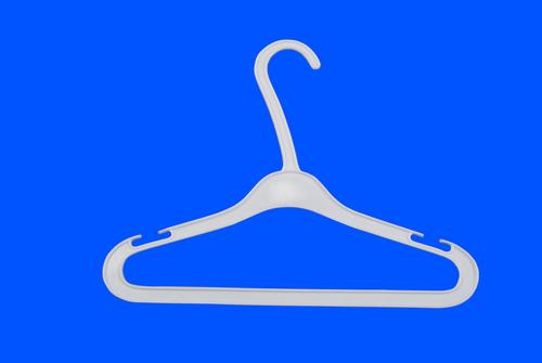 Trouser Hanger - Plastic, 12 Inches, Light Blue | Durable, Lightweight, Space-Saving, Easy Use, Plastic Hook