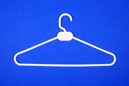 Trouser Hanger - Plastic, 14 inches, White Hook | Durable, Lightweight, Space-Saving, Easy Use, Versatile