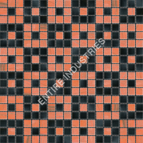 pink mosaic tiles