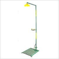 Green & Yellow Combination Safety Shower