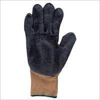 Cut Resistance Gloves - Leather Full Finger, Black Color, Washable Design For Daily Life Use