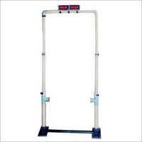 Portable Door Frame Metal Detector - Metal & Ferrite Detection, Auto Set Control Unit In Briefcase, Lcd Bar Graph & Led Indicators, Rechargeable Battery With Built-in Charger, Telescopic Pvc Frame With Ir Sensor