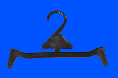 Bottom Hanger - Plastic, 10 Inches, Black J-Hook | Secure Grip, Durable, Lightweight, Easy Installation