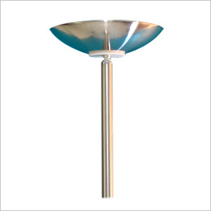 Gemini Brushed Chrome Floor Lamps