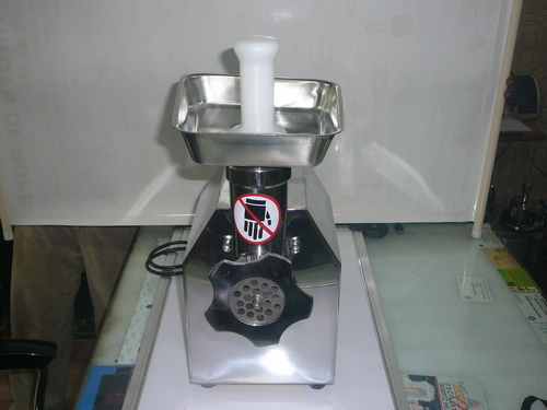 Meat Mincer - Stainless Steel, TC 8 Vegas Size, 70-120 kg/hour Capacity | Fine Mincing, Hygienic Operations, 24 Volt Controls