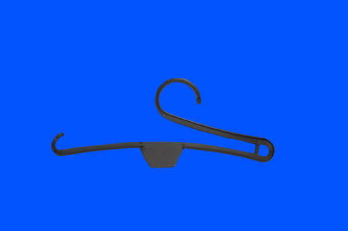 Lingerie Hanger - Metal, 7 Inches, Silver, Plastic Hook | Non-Slip Grip, Space Saving, Durable Design