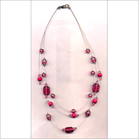 Pink Beaded Necklace