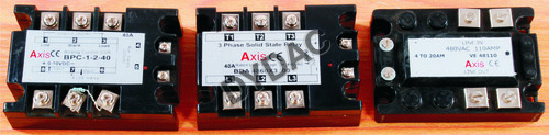 Black Three Phase Solid State Relays