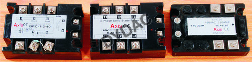 Three Phase Solid State Relays - Color: Black