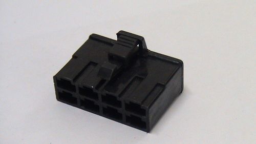 Black Eight Way Female Connector