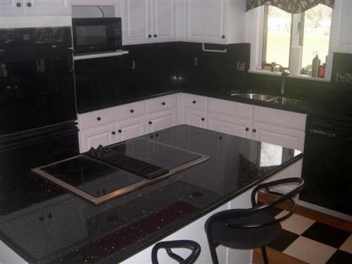 Polished Black Granite