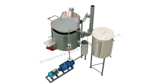 Circular Fryer With Inbuilt Heat Exchanger