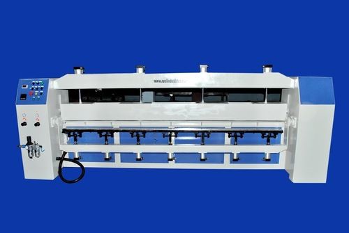 White & Blue Post Forming Machine