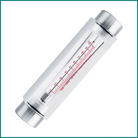 In Line Acrylic Body Rotameter