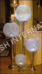 Decorative Crystal Ball Candelabra