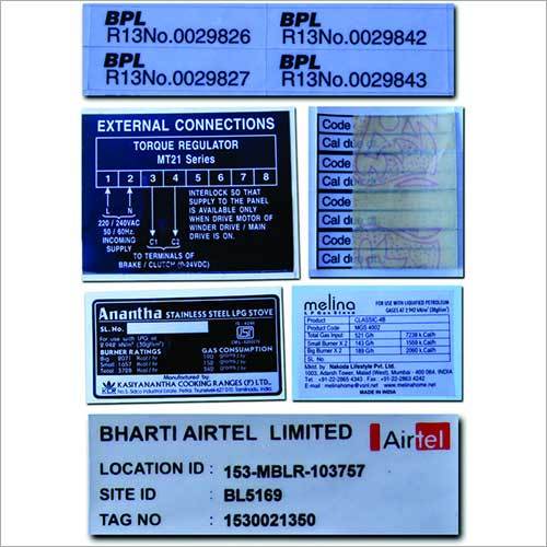 Serial No. Labels