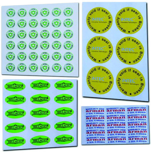 Warranty or Tamperproof Labels