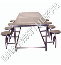 DINING TABLE ONE - Stainless Steel 200x75x75cm, Seats 10 | Durable, Spacious, Stylish, EasyClean, Strong, Comfortable