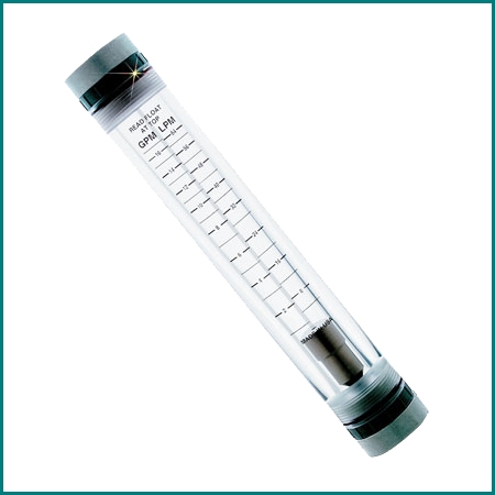 IN LINE ACRYLIC BODY ROTAMETER