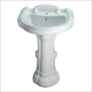 Big Sterling Washbasin Pedestal Set
