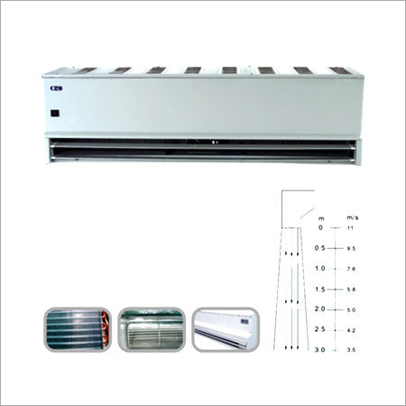 Water Heating Air Curtain