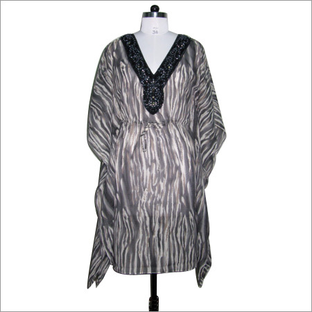 Hand Beaded Ladies Kaftan