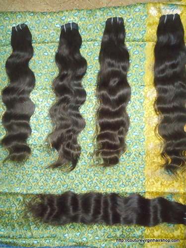 Real Wavy Machine Weft