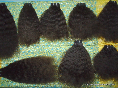 Wavy Machine Weft Hair