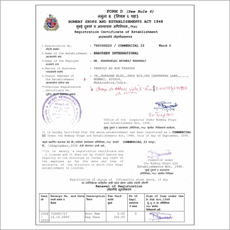 Certification