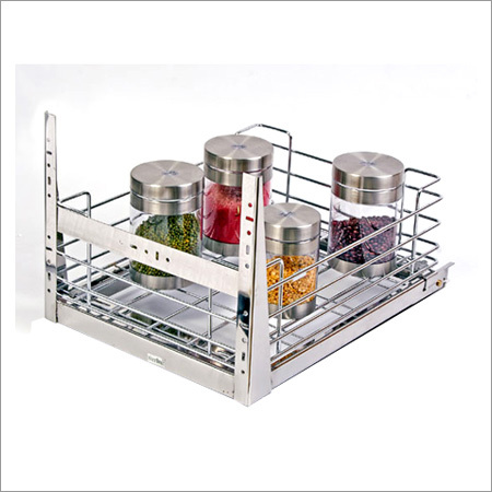 Steel Kitchen Trolley