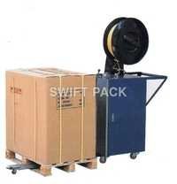 Pallet Strapping Machine - Stainless Steel, 900x580x500 Mm, Blue | Automatic Operation, 1.5 M/s Strapping Speed, 120 Kg Weight, Minimal Maintenance