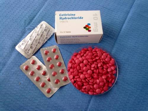 Cetrizine Hydrochloride Tablets 10 mg