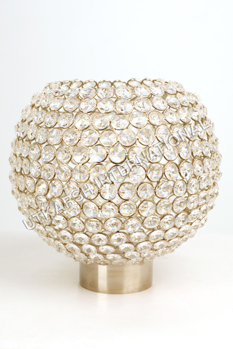 Crystal candle holder
