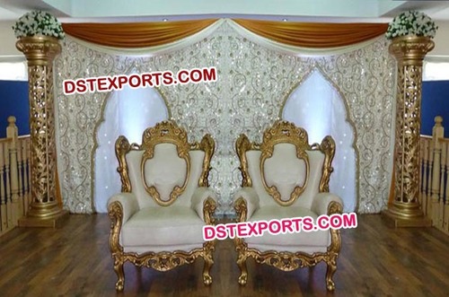 Wedding Mandap Stage Embrodired Backdrops