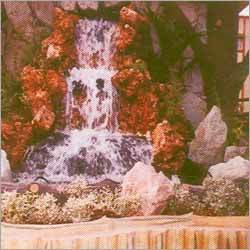 Natural Rocks Waterfall