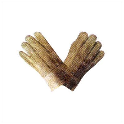 Safety Gloves - Brown, Size 6-7 Inch | Designed for Hazardous Chemical Handling, Weighs 250 Grams, Compliant with Fire Safety Standards