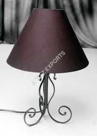 Wrought Iron Lamp - 15x15x18 Cm | Antique Imitation, Brown Color, Lightweight Elegance