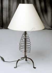 White Copper Plated Iron Lamp