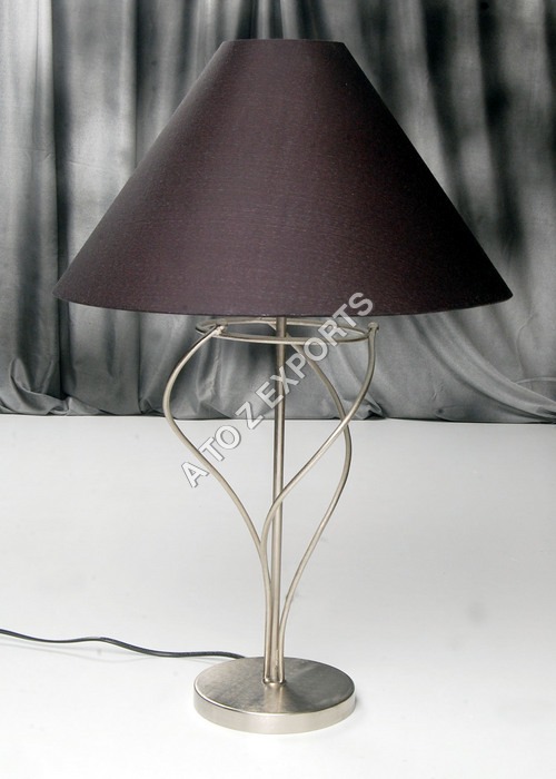 Brown Pewter Finish Iron Lamps