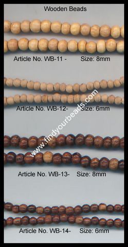 Wooden beads