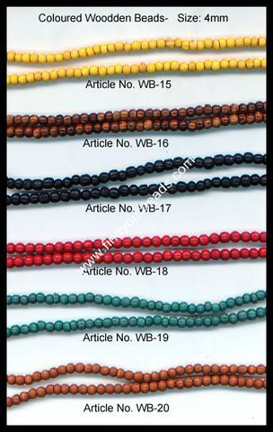 Wooden beads