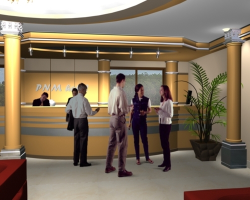 Reception Interior Designing