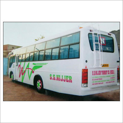Super Deluxe AC Bus - Steel Body Diesel Engine Manual Transmission | Spacious Seating Comfortable Ride Fuel Efficiency Durable Design Safety Features Modern Aesthetics Reliable Performance Low Maintenance
