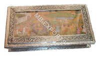 Silver White Metal Handcrafted Metal Box