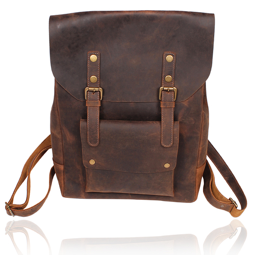 Same As Picture Vintage Leather Backpack