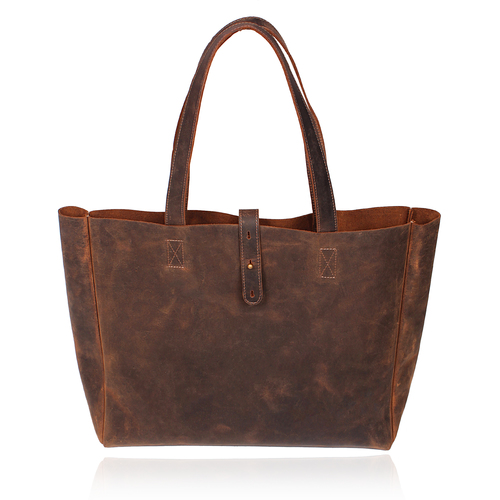 Same As Picture Leather Shopper Tote