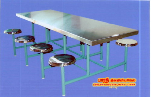 Stainless Steel Table - 6ft x 2ft x 3ft, Silver Polished Finish | Durable, Rust-resistant, Lightweight, Easy Assembly, Comfortable, Stylish
