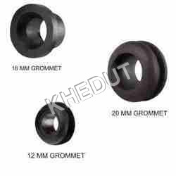 Rubber Grommet - Natural & Synthetic Rubber, 12mm - 25mm Sizes , High Melting Point, Temperature Resistant, Excellent Finish for Industrial Use