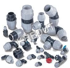 32 MM Compression Fitting - PP Material, Solid Form, For Industrial & Agricultural Use | Low Maintenance, Strong Build, Sample Available