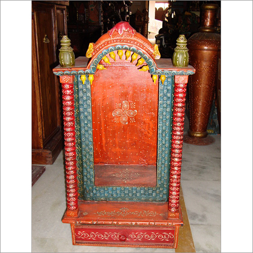 Handmade Wooden Hindu Temple